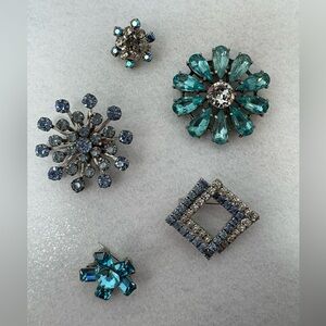 Rhapsody in Blue Vintage Pin Lot (5)